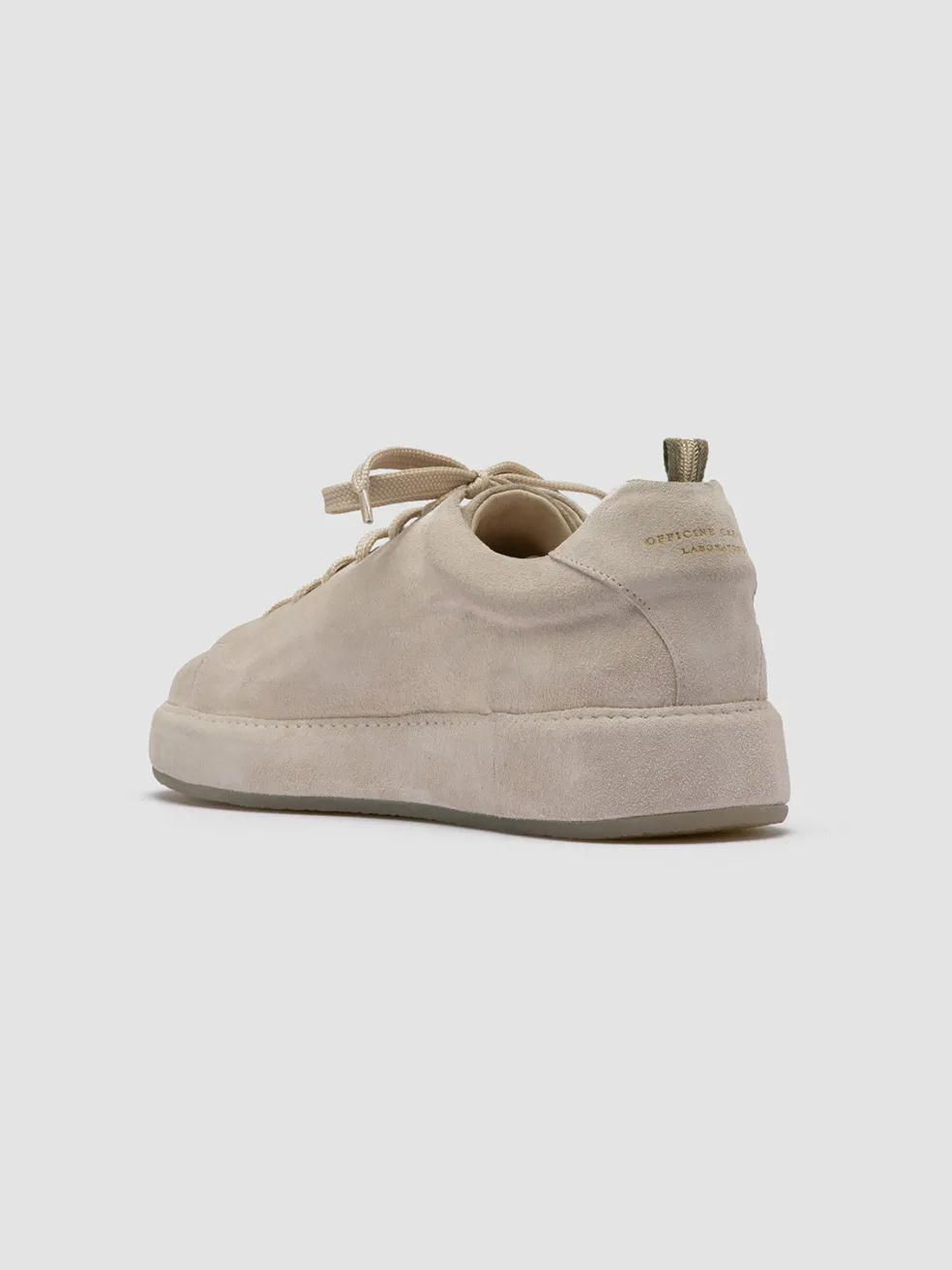 Fashion Officine Creative COVERED 001 - Grey Suede Low Top Sneakers LAMB