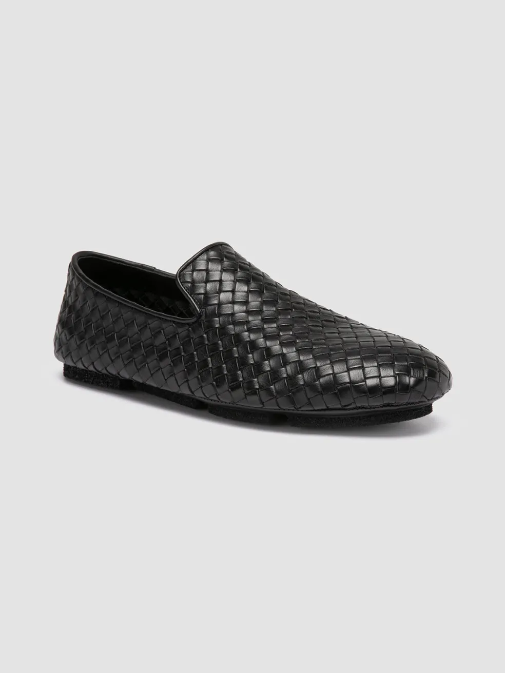 Clearance Officine Creative C-SIDE 002 - Leather Loafers BLACK