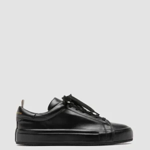 Outlet Officine Creative EASY 101 - Leather Low Top Sneakers BLACK