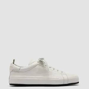 Fashion Officine Creative EASY 101 - White Leather Low Top Sneakers BURRO