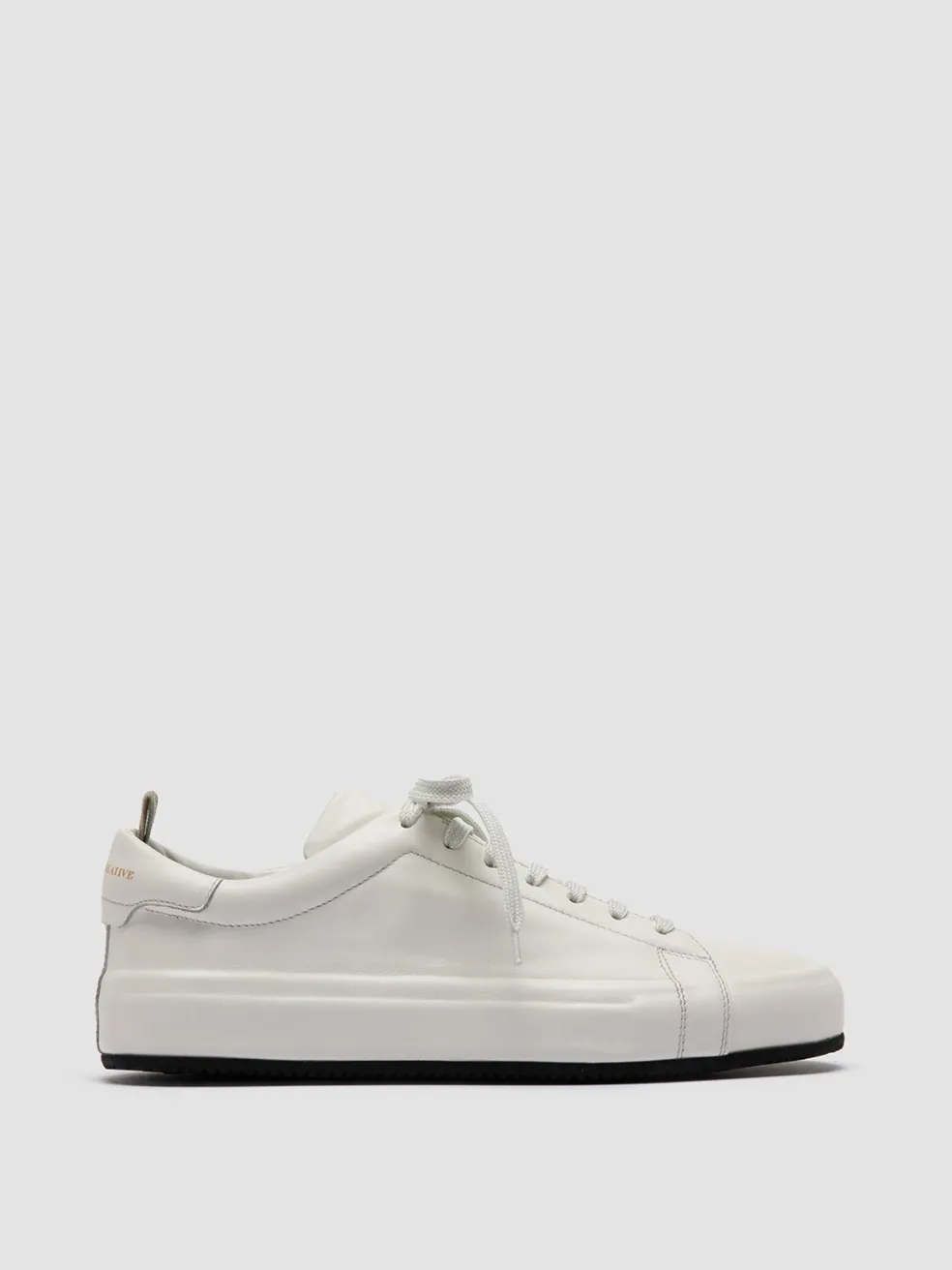 Fashion Officine Creative EASY 101 - White Leather Low Top Sneakers BURRO