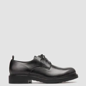 Online Officine Creative ENGINEER 004 - Grey Leather Derby Shoes ANTRACITE/SUPERNERO