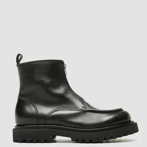 Fashion Officine Creative EVENTUAL 018 - Leather Zip Boots BLACK