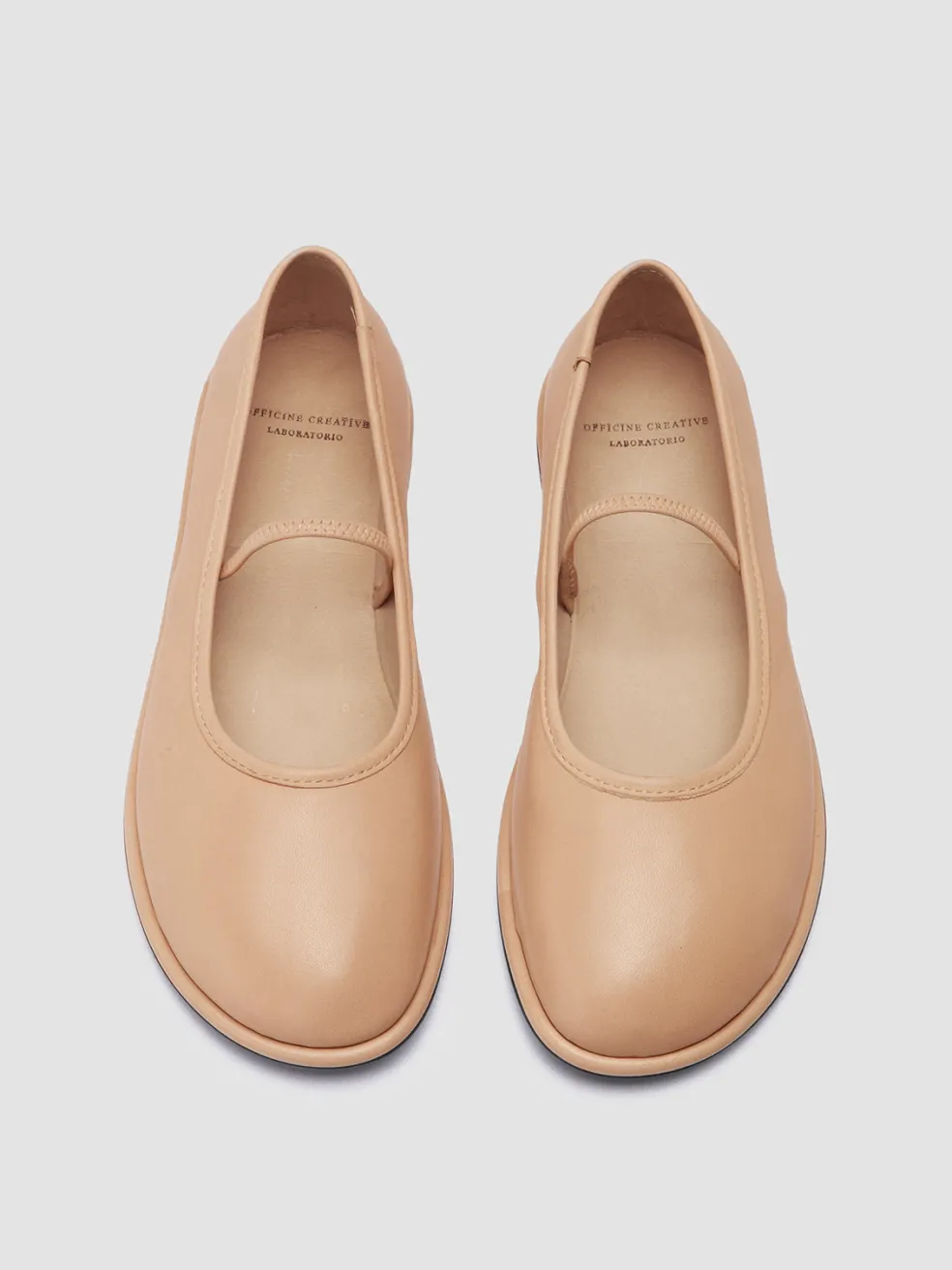 Cheap Officine Creative FONTAYNE 002 - Leather Ballerina Shoes BROWN