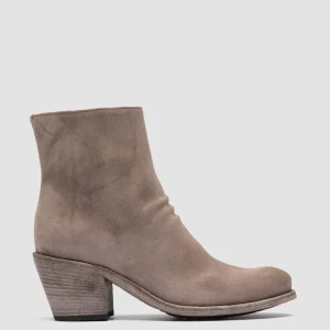 Cheap Officine Creative GODEAU 001 - Taupe Suede Zipped Boots QUARZO