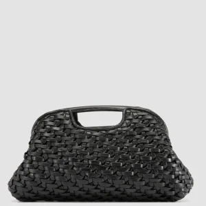 Hot Officine Creative HELEN 08 - Leather Clutch Bag BLACK