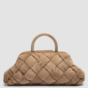 Fashion Officine Creative HELEN 21 - Suede Handle Bag BROWN