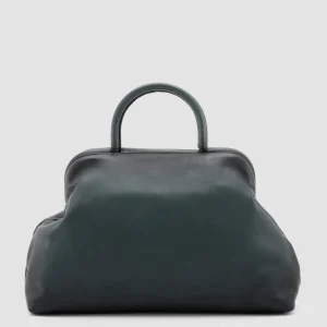 Online Officine Creative HELEN 16 - Leather Handle Bag GREEN