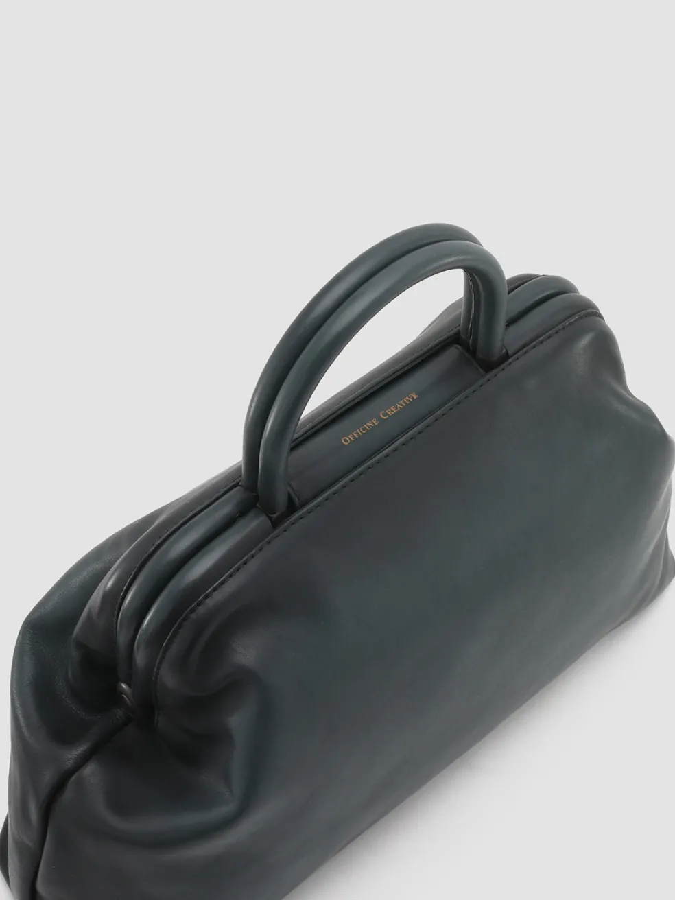 Online Officine Creative HELEN 16 - Leather Handle Bag GREEN