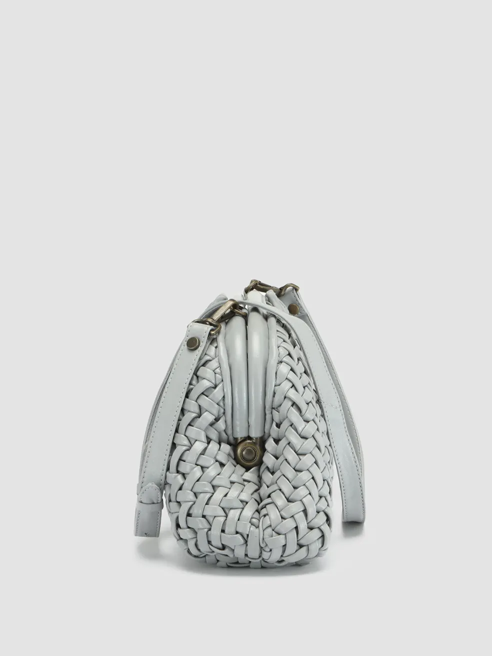 Cheap Officine Creative HELEN 08 - Leather Clutch Bag GREY