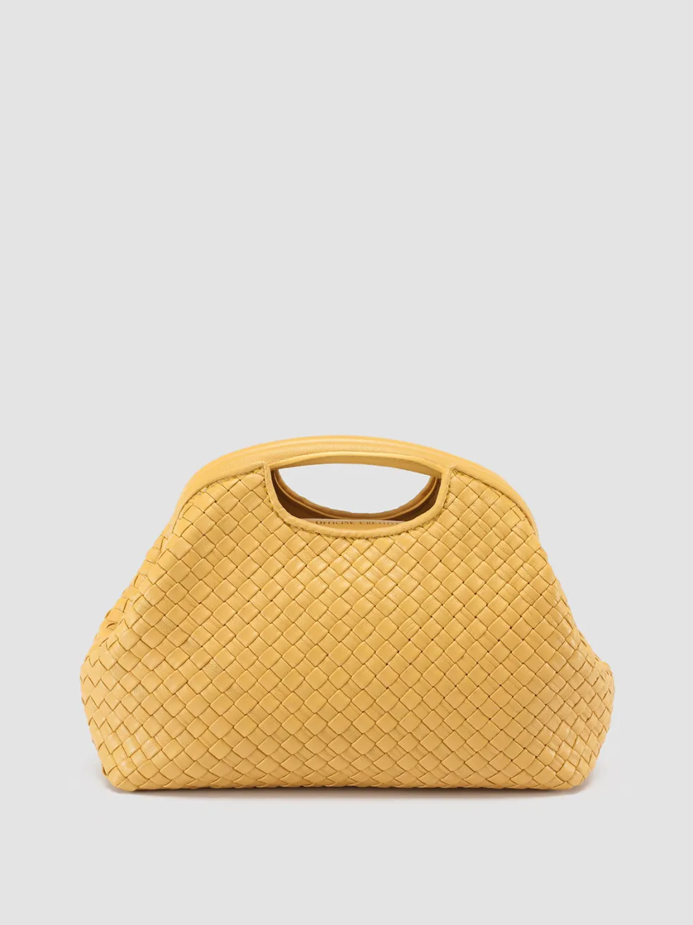Best Officine Creative HELEN 12 - Leather Hand Bag YELLOW