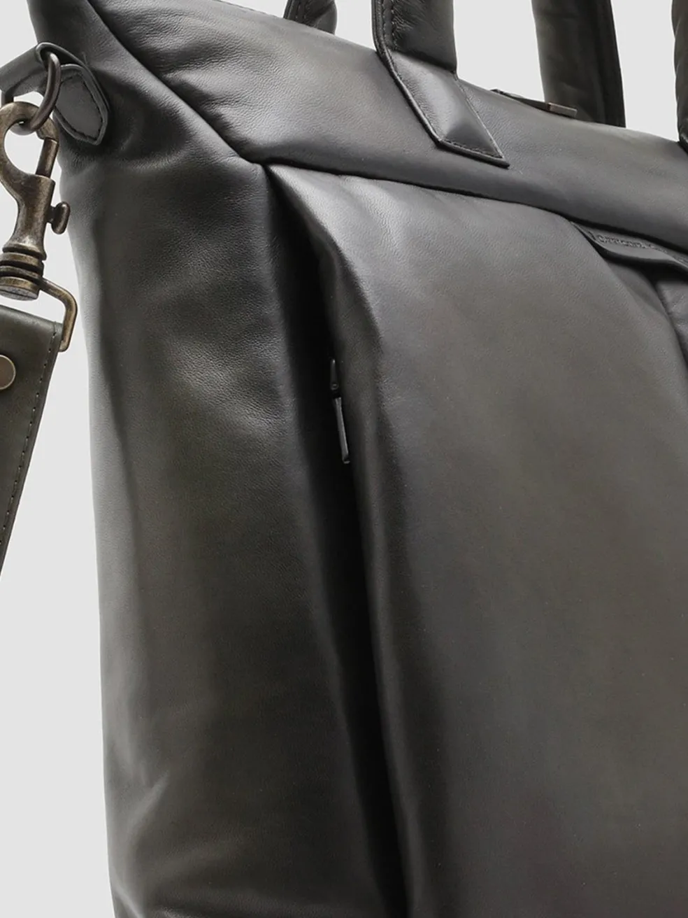 Flash Sale Officine Creative HELMET 32 - Green Leather Tote Bag BOSCO