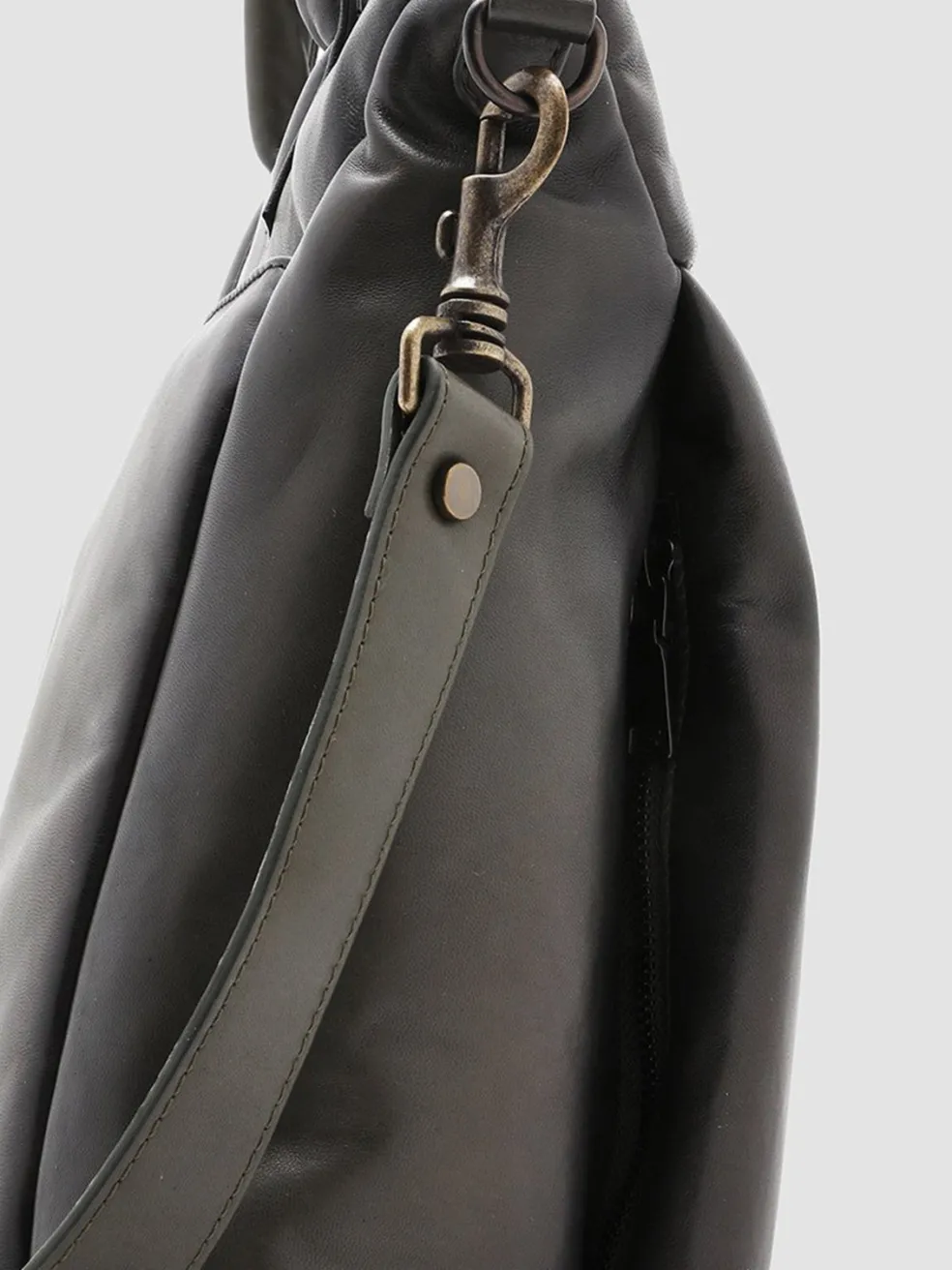 Flash Sale Officine Creative HELMET 32 - Green Leather Tote Bag BOSCO