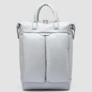 Store Officine Creative HELMET 34 - Leather Backpack GREY