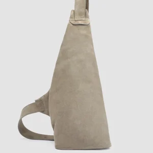 Outlet Officine Creative HELMET 35 - Suede Backpack TAUPE