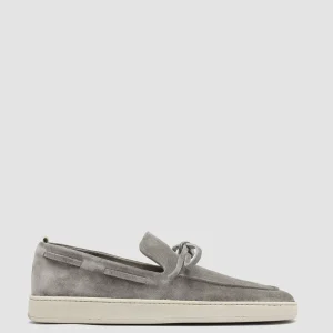 Flash Sale Officine Creative HERBIE 003 - Suede Boat Loafers GREY