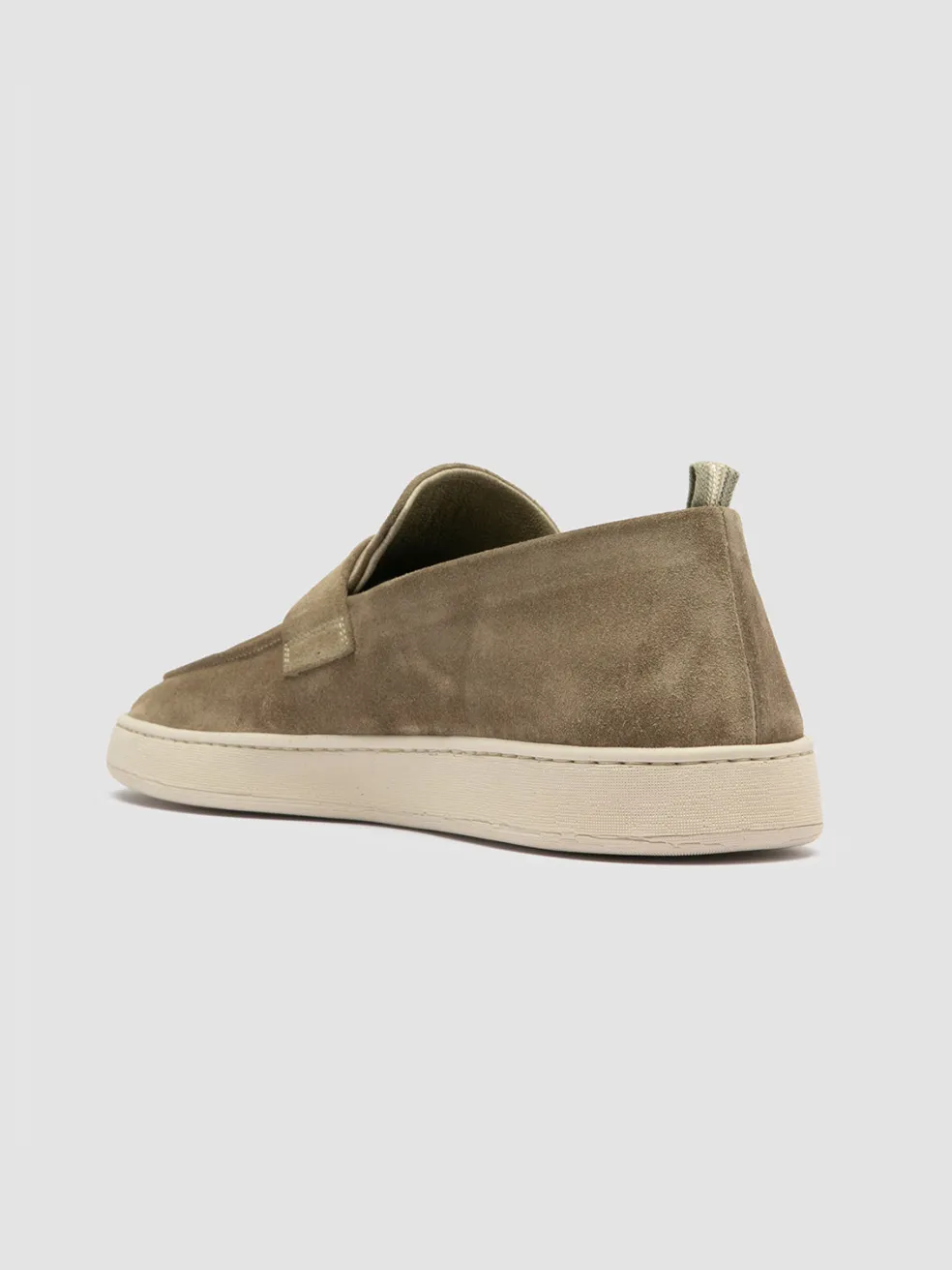 Store Officine Creative HERBIE 001 - Taupe Suede Penny Loafers LEAD