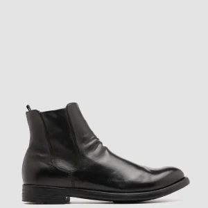 Cheap Officine Creative HIVE 036 - Leather Ankle Boots BLACK