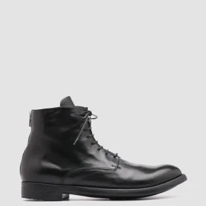 Online Officine Creative HIVE 016 - Leather Boots BLACK