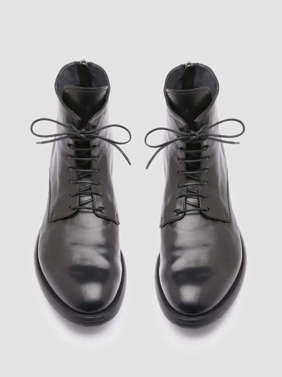 Online Officine Creative HIVE 016 - Leather Boots BLACK