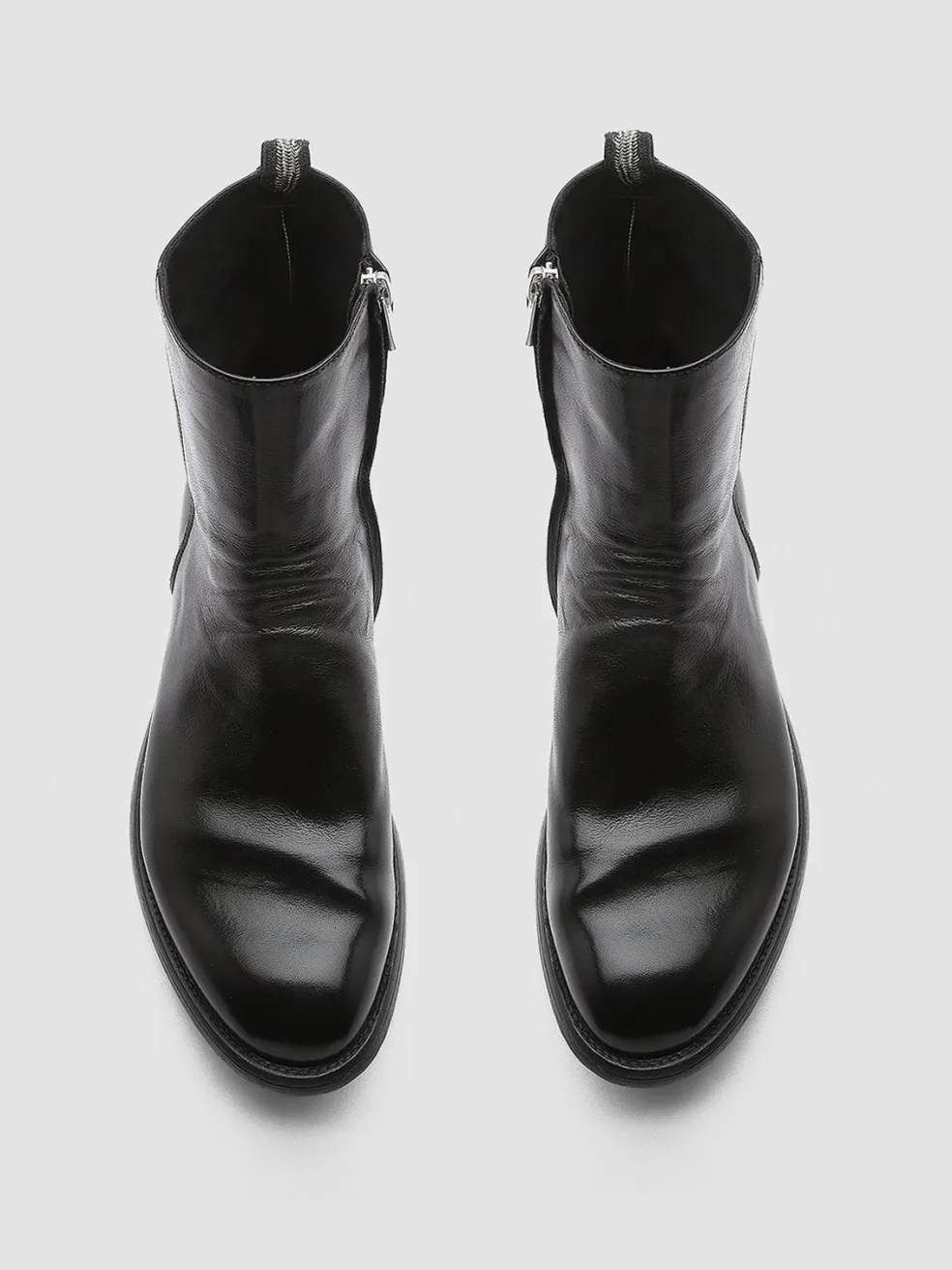 Online Officine Creative HIVE 010 - Leather Boots BLACK