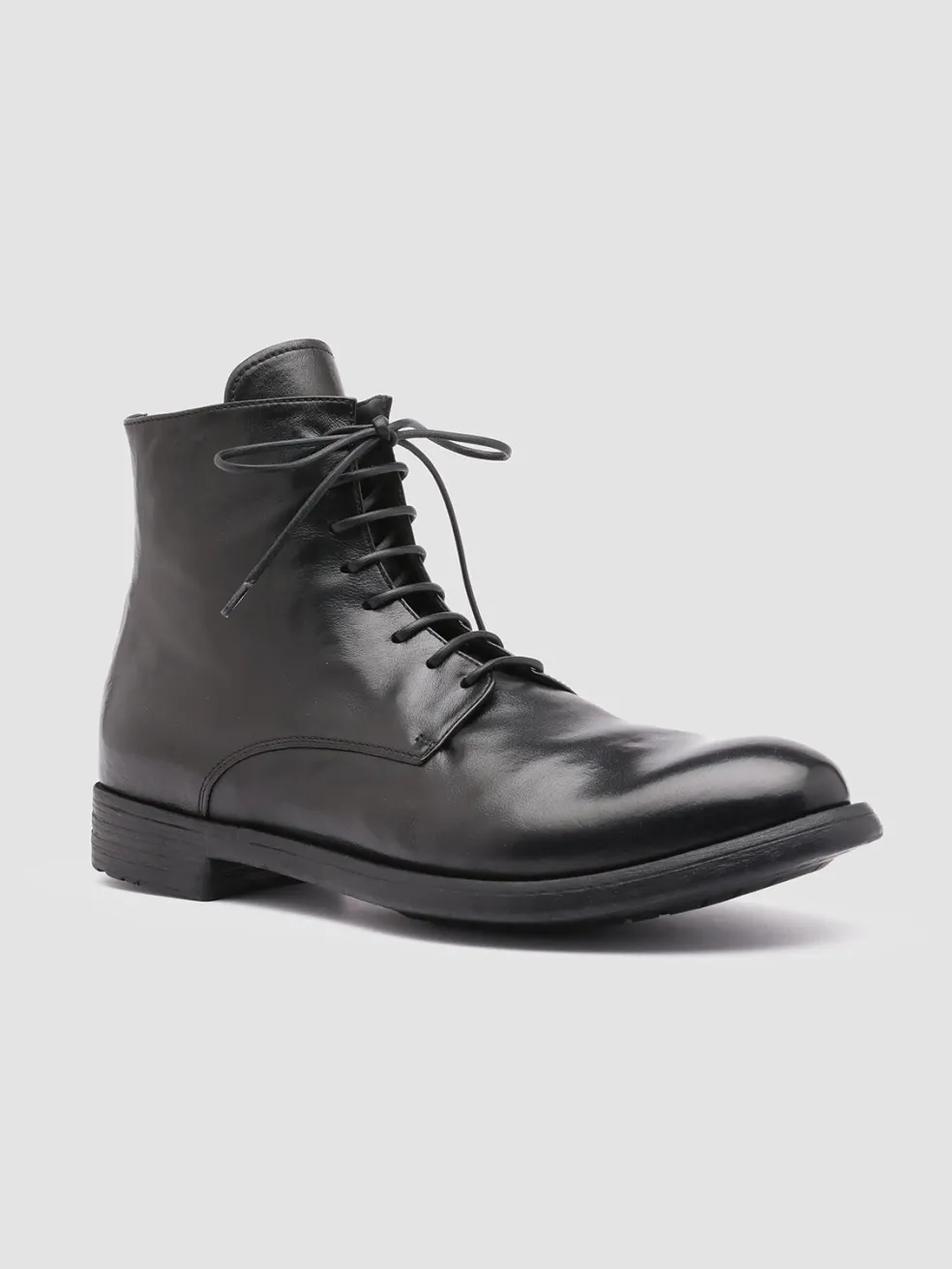 Online Officine Creative HIVE 016 - Leather Boots BLACK