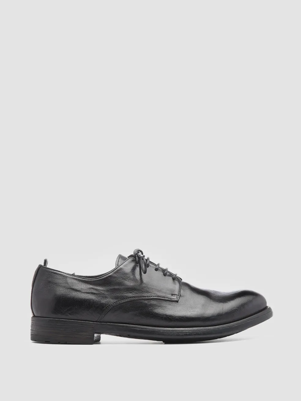 Best Officine Creative HIVE 008 - Leather Derby Shoes BLACK