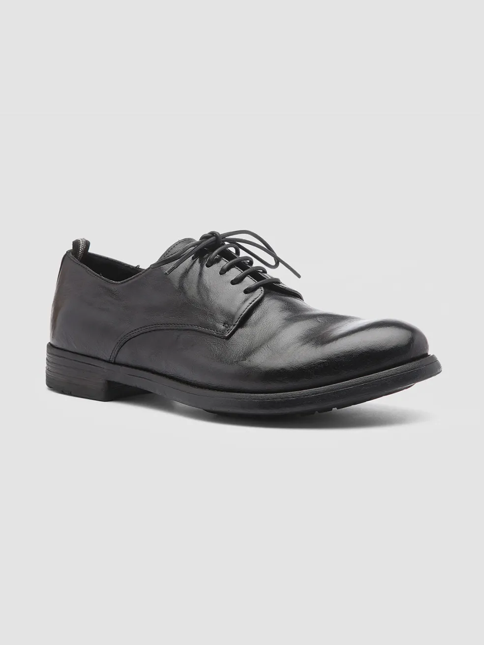 Best Officine Creative HIVE 008 - Leather Derby Shoes BLACK