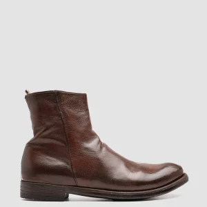 Best Officine Creative HIVE 010 - Brown Leather Boots CIGAR