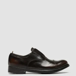 Sale Officine Creative HIVE 004 - Brown Leather Oxford Shoes COFFEE/DARK BROWN