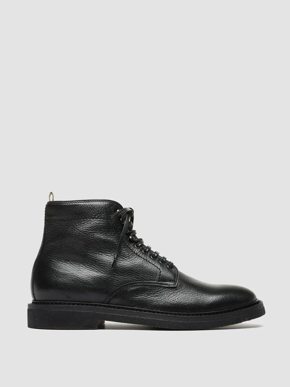 Fashion Officine Creative HOPKINS FLEXI 203 - Leather Lace-up Boots BLACK