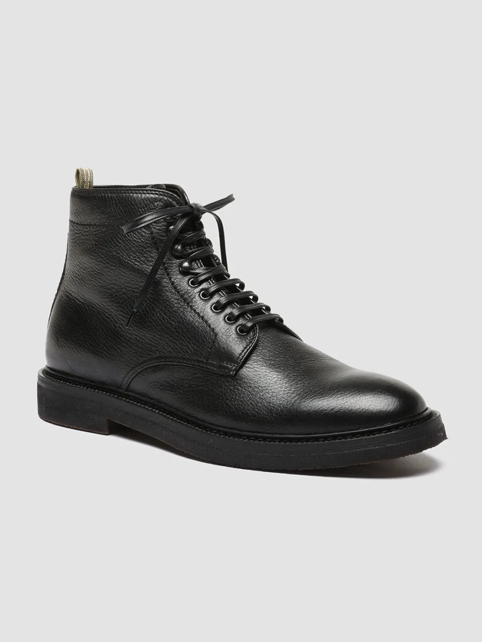 Fashion Officine Creative HOPKINS FLEXI 203 - Leather Lace-up Boots BLACK