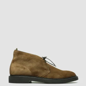 Clearance Officine Creative HOPKINS FLEXI 202 - Brown Suede Chukka Boots DARK BROWN