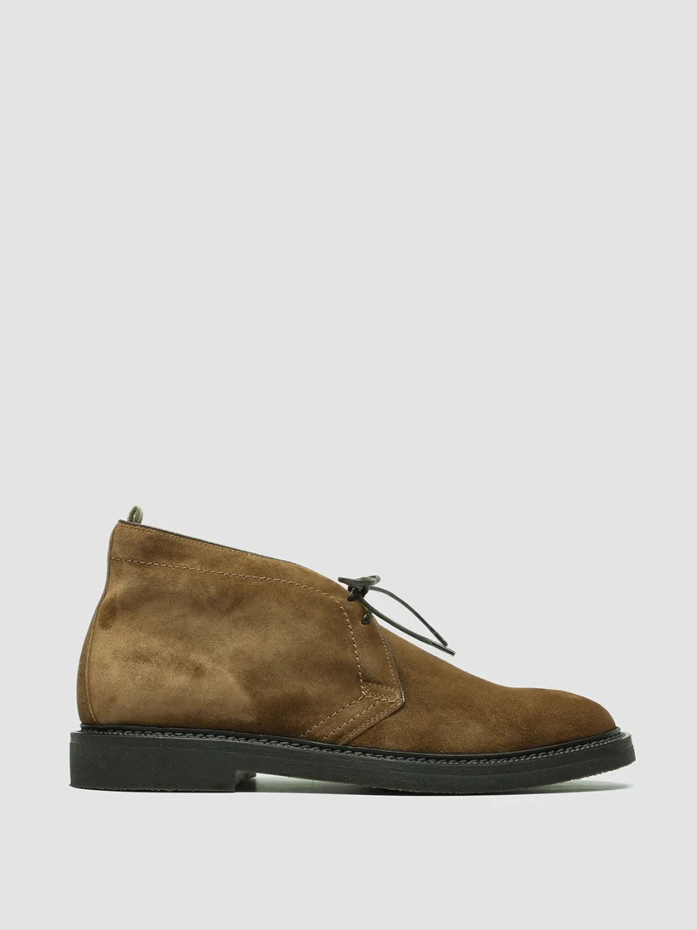 Clearance Officine Creative HOPKINS FLEXI 202 - Brown Suede Chukka Boots DARK BROWN