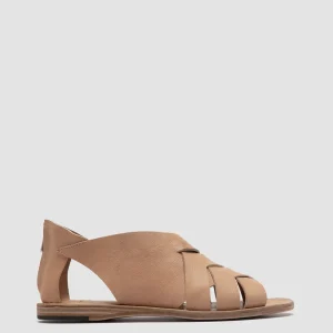 Shop Officine Creative ITACA 048 - Leather Fisherman Sandals TAUPE