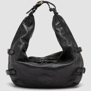 Cheap Officine Creative JULIE 008 - Black Leather Shoulder Bag NERO