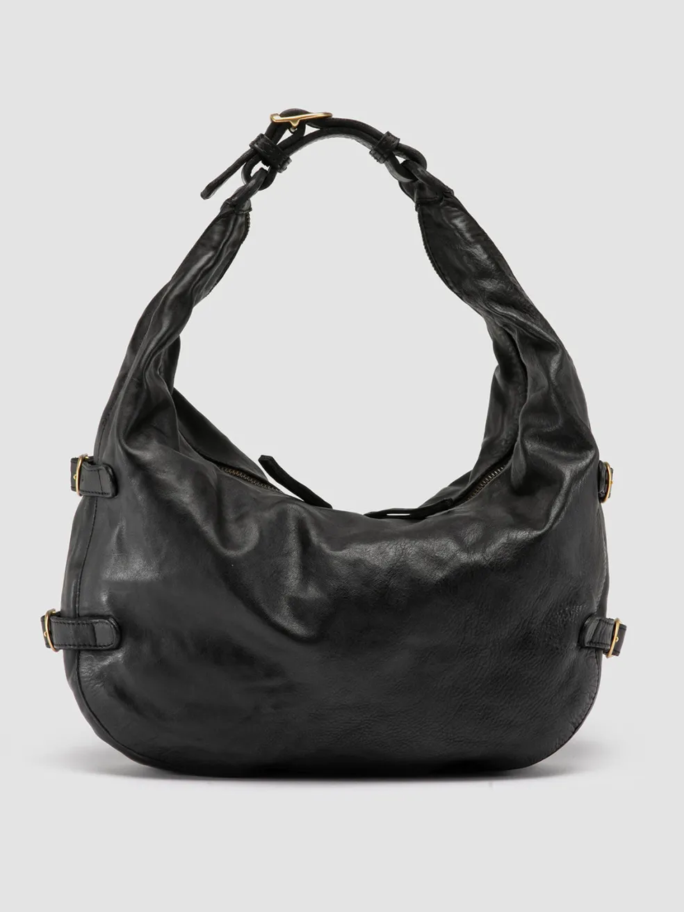 Cheap Officine Creative JULIE 008 - Leather Shoulder Bag BLACK