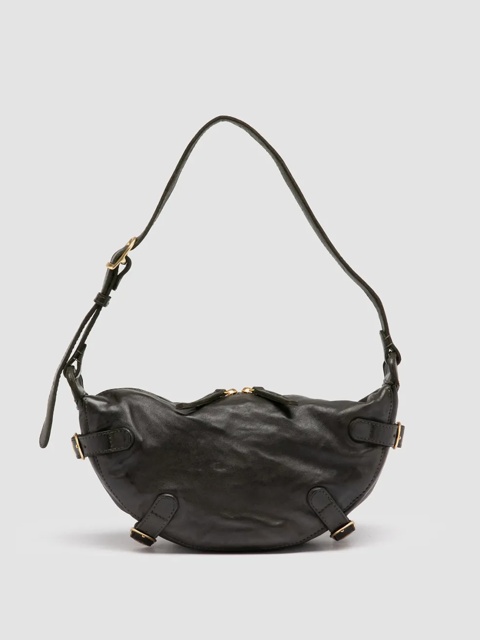 Cheap Officine Creative JULIE 006 - Leather Shoulder Bag GREEN