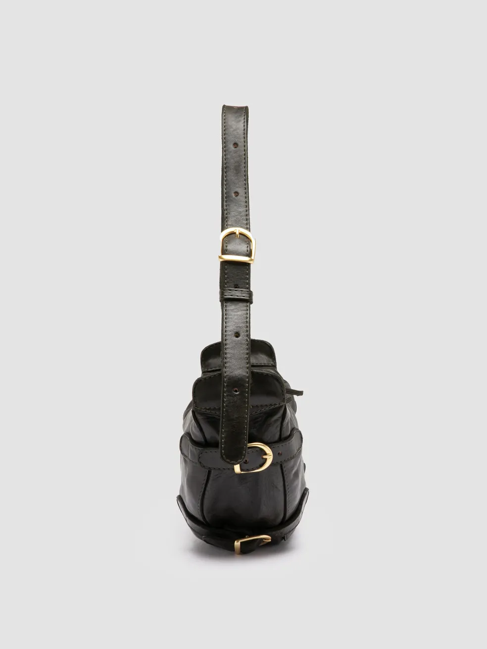 Cheap Officine Creative JULIE 006 - Leather Shoulder Bag GREEN