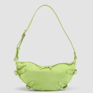 Sale Officine Creative JULIE 006 - Leather Shoulder Bag YELLOW