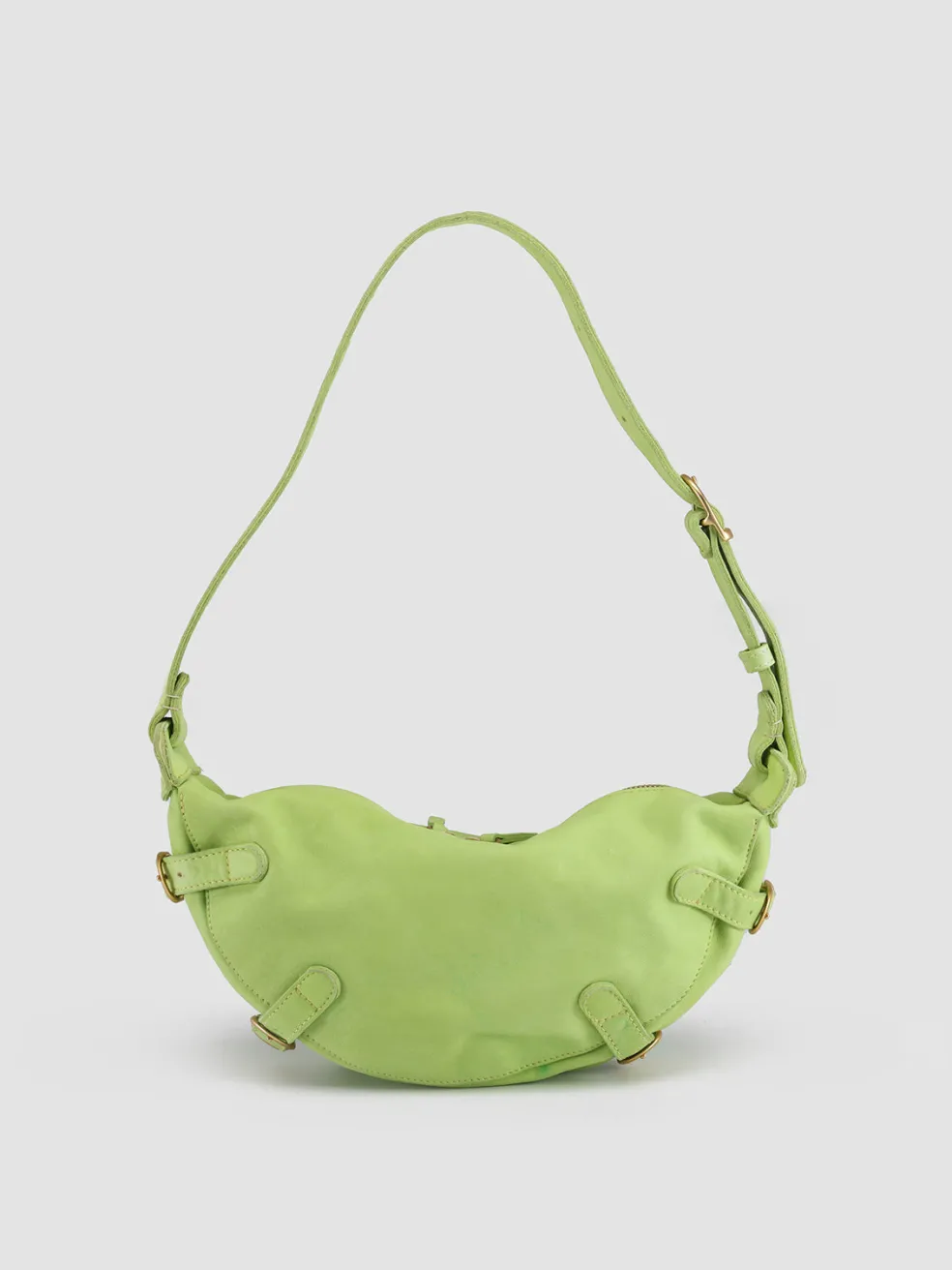 Sale Officine Creative JULIE 006 - Leather Shoulder Bag YELLOW