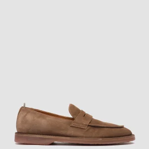 New Officine Creative KENT 008 - Brown Suede Loafers CIGAR