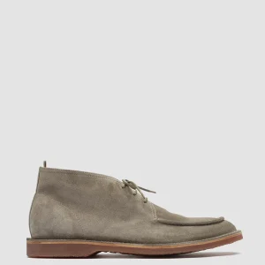 Cheap Officine Creative KENT 002 - Green Suede Ankle Boots BOSCO