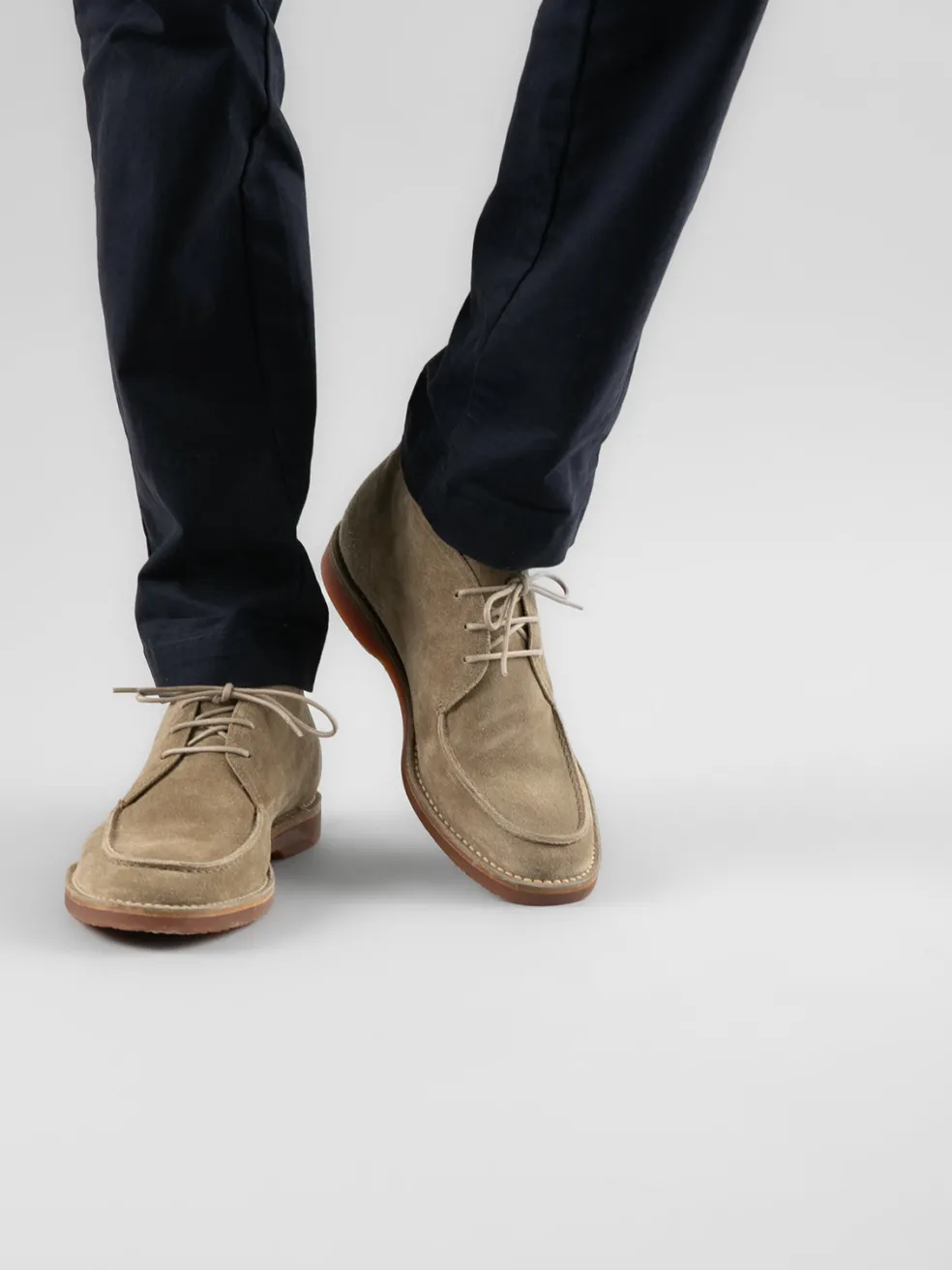 New Officine Creative KENT 002 - Suede Ankle Boots TAUPE