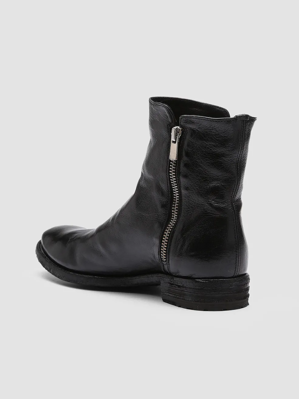 Cheap Officine Creative LEXIKON 097 - Leather Booties BLACK