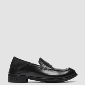 Online Officine Creative LEXIKON 140 - Leather Penny Loafers BLACK