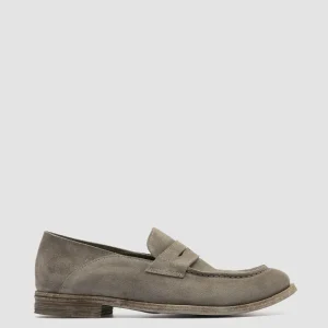 Outlet Officine Creative LEXIKON 516 - Suede Loafers GREEN