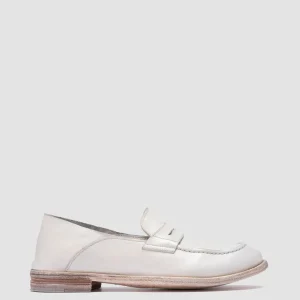 New Officine Creative LEXIKON 516 - White Leather Loafers OFF WHITE