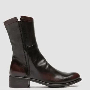 Flash Sale Officine Creative LIS 002 - Brown Leather Zipped Boots OTTO/TM25                                         