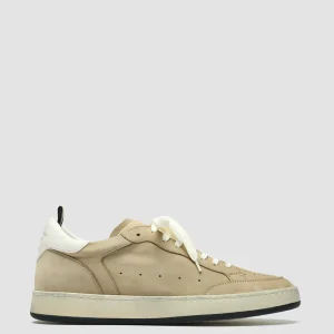 Clearance Officine Creative MAGIC 002 - Beige Nubuk Low Top Sneakers BEIGE/WHITE